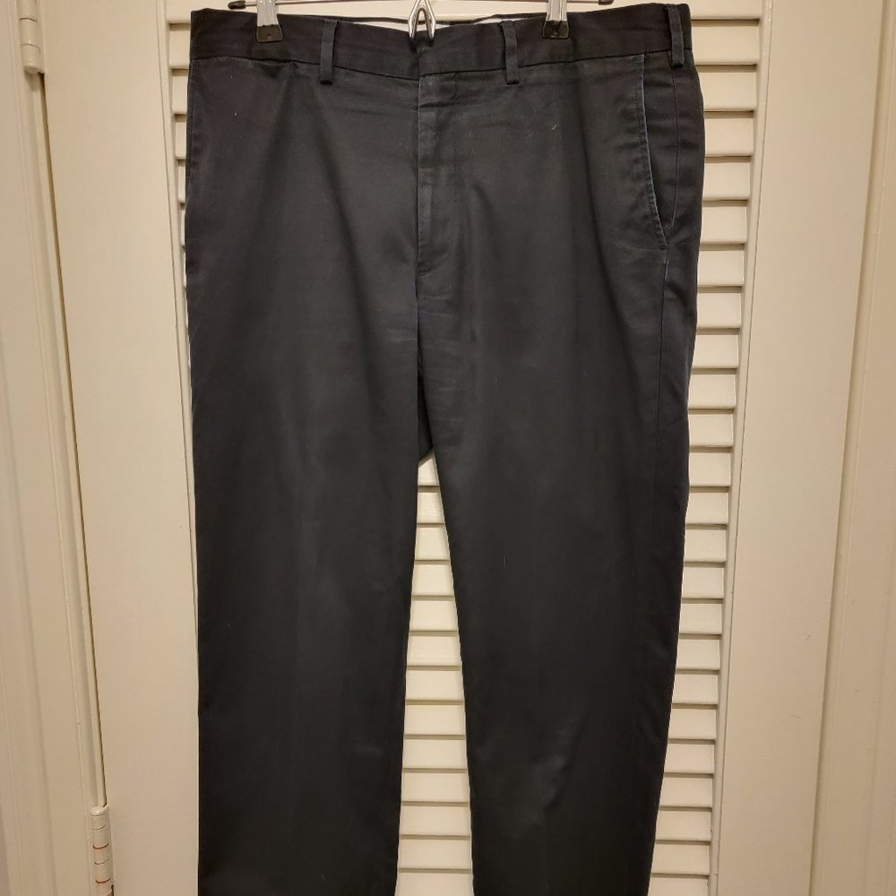 Land's End Men's Tailored Fit Pants, Navy Blue Size 34x31, Chinos
